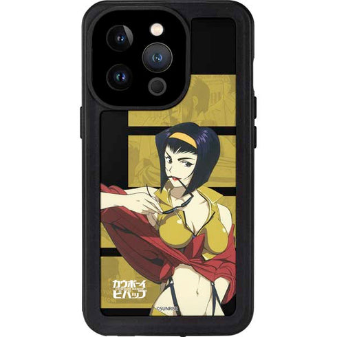 Cowboy Bebop Faye iPhone 15 Pro Waterproof Case